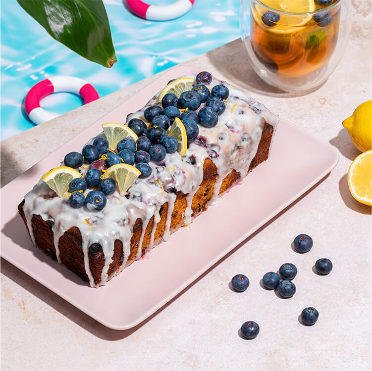 mymuesli Lemon Blueberry Cake - einfaches Kuchenrezept für jeden Sommer Anlass
