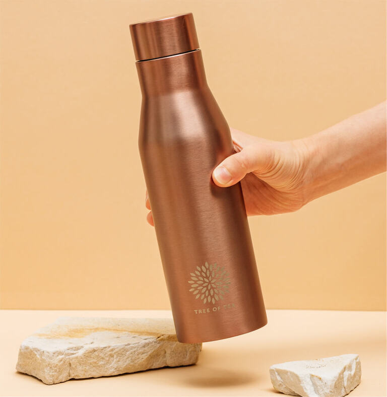 Infuser Thermo Bottle in Rosegold