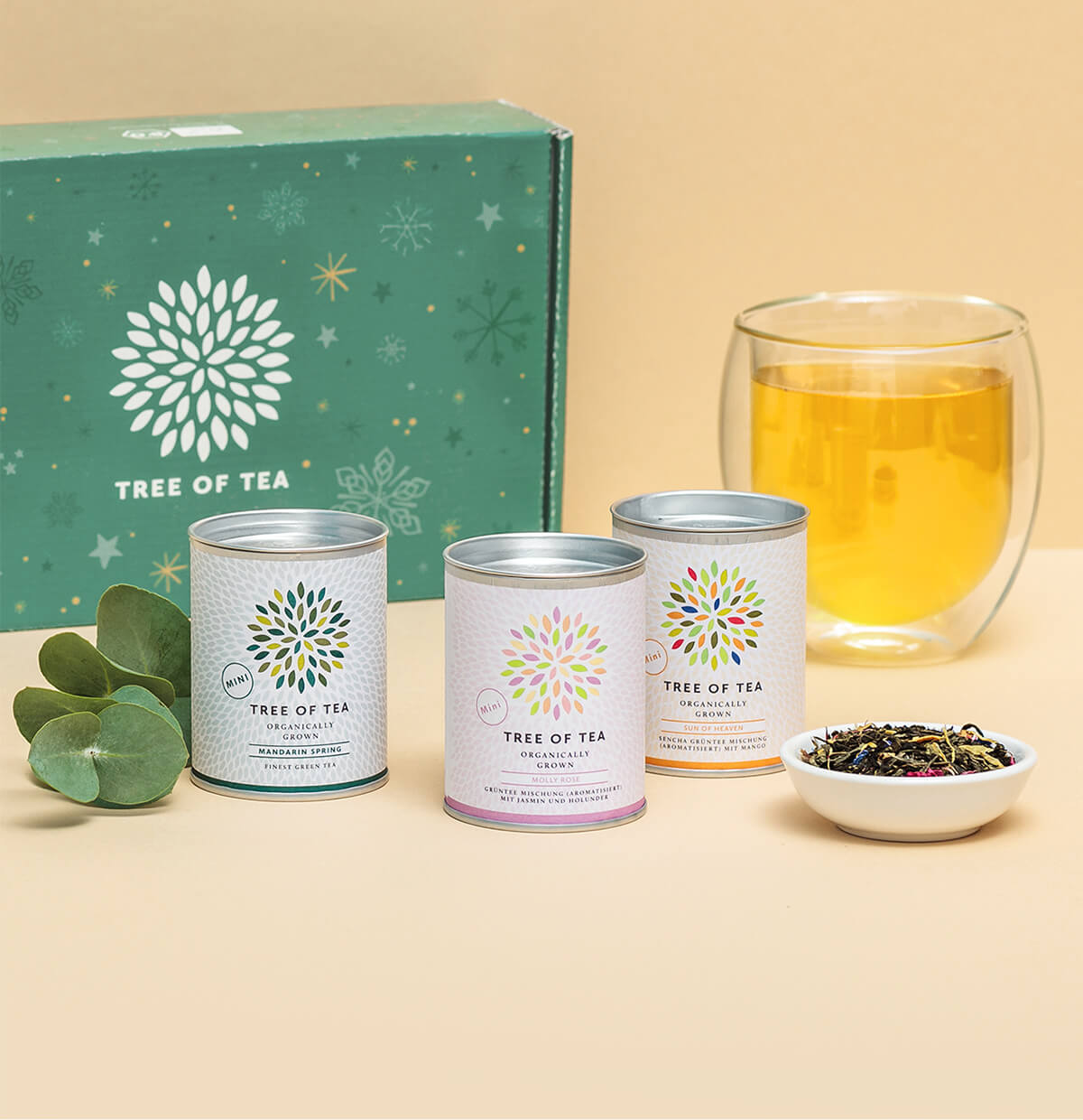 Die Teewelt von Tree of Tea mit leckeren Probierpaketen in der Weihnachtsbox